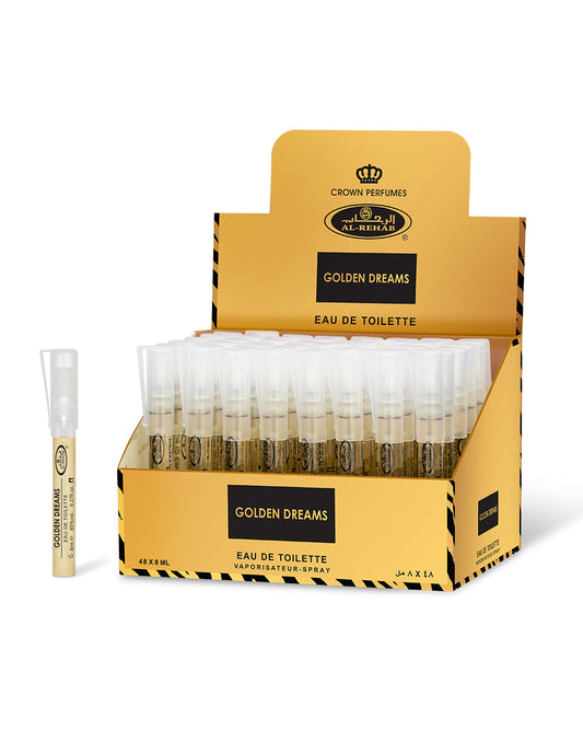 Golden Dreams Perfume 8ml – Floral Elegance for Women | Al Rehab