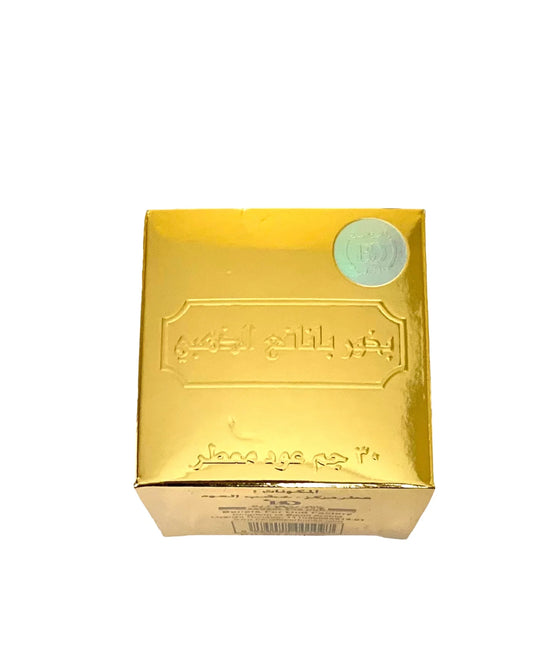 Banafa Al Dhahabi – Banafa Gold (30g) | Premium Gold-Grade Bakhoor by Banafa for Oud