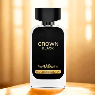 Crown Black 100ml by Dkhoon Emirates – عطر ملكي فاخر Unisex Perfume | Arabic Gift Center