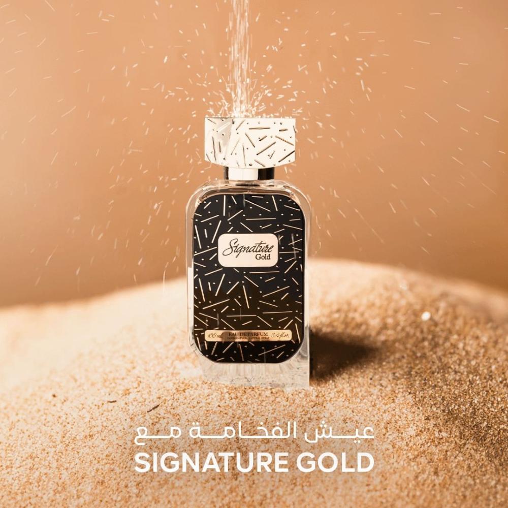 Signature Gold – Luxurious Unisex Eau de Parfum with Honey & Amber